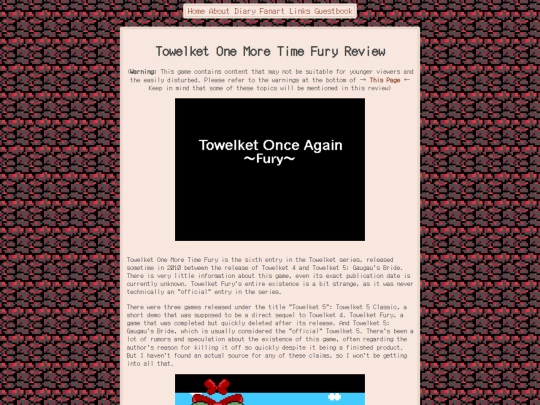 diary/reviews/towelket-fury screenshot