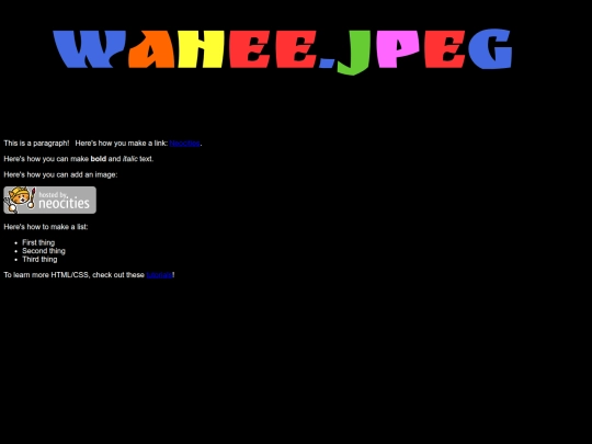 index screenshot