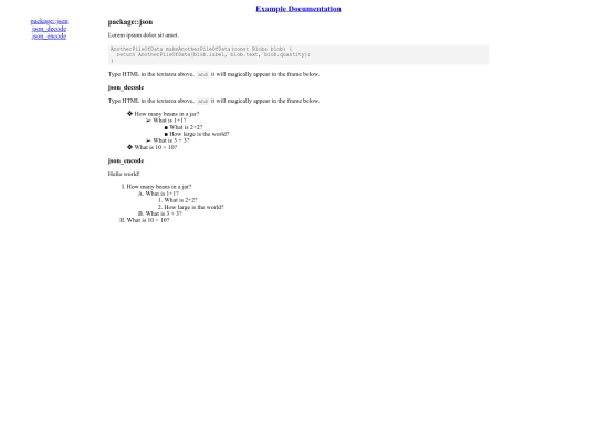 doctest screenshot