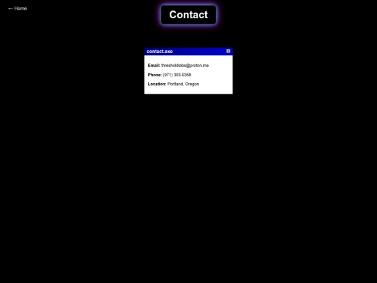contact screenshot