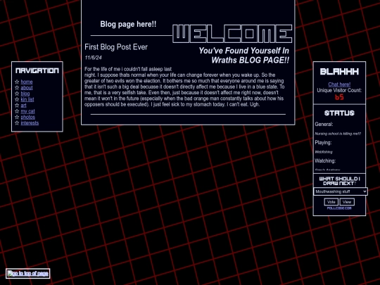blog screenshot