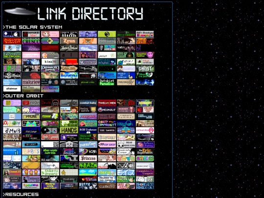 links screenshot