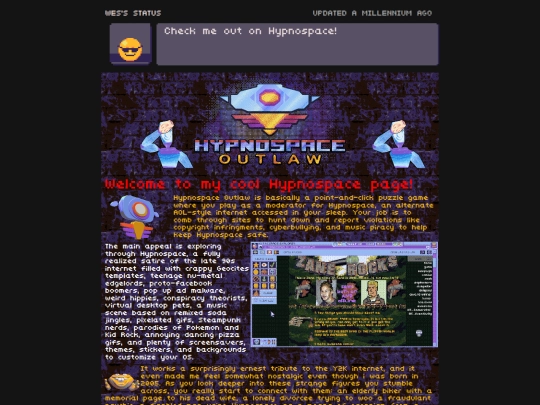 shrines/hypnospace screenshot