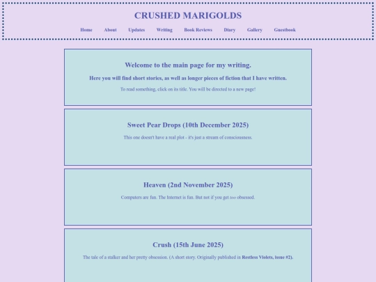 writing screenshot