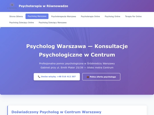 psycholog-warszawa screenshot