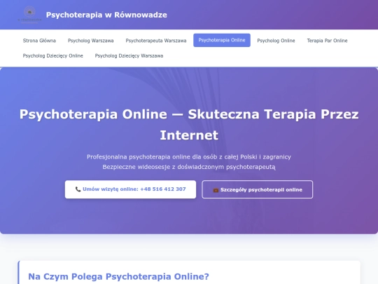 psychoterapia-online screenshot
