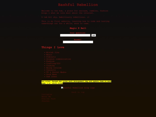 index screenshot