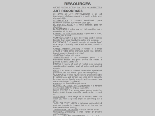 resources screenshot