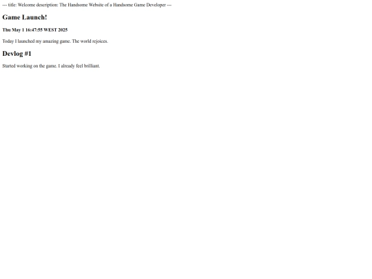 index screenshot