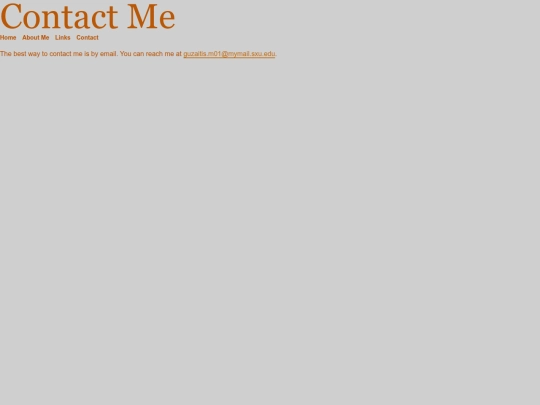 pages/contact screenshot