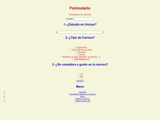 Formulario/Formulario screenshot