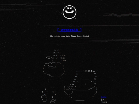418 screenshot