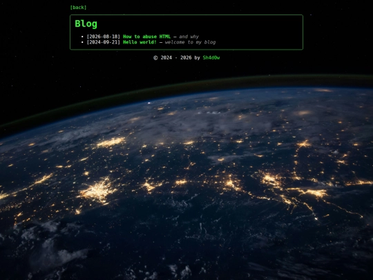 blog screenshot