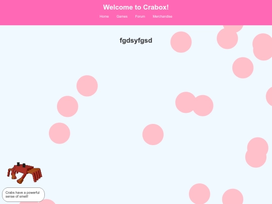 test screenshot
