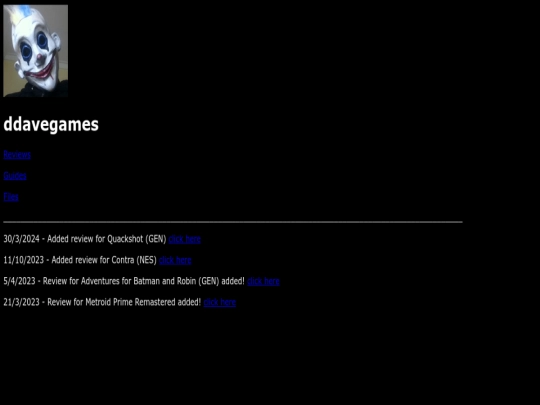 index screenshot