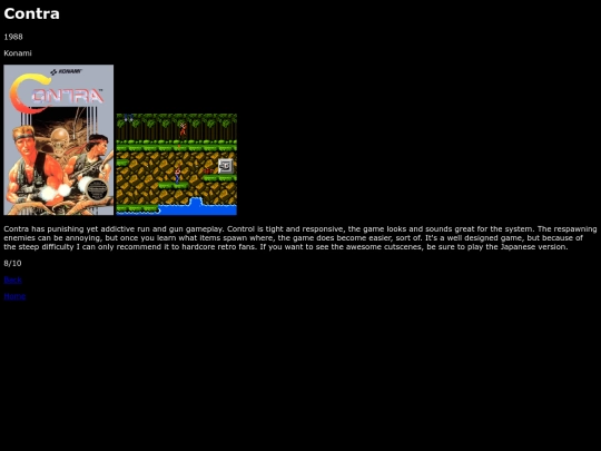 reviews/nes/contra/review screenshot