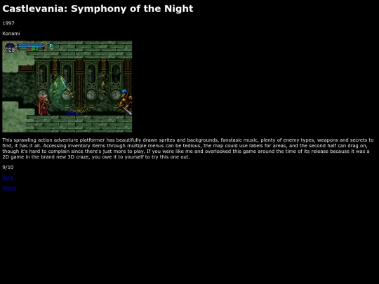 reviews/psx/sotn/review screenshot