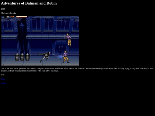 reviews/segamegadrive/adventuresofbatmanandrobin/review screenshot