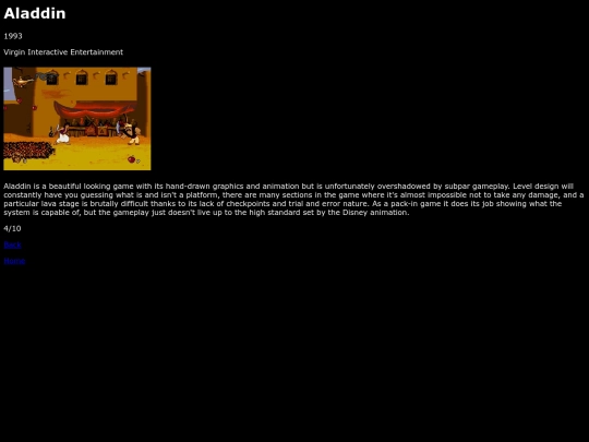 reviews/segamegadrive/aladdin/review screenshot