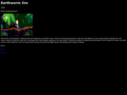 reviews/segamegadrive/earthwormjim/review screenshot
