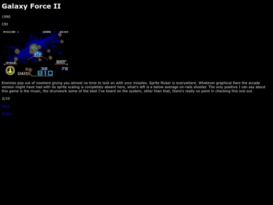 reviews/segamegadrive/galaxyforce2/review screenshot