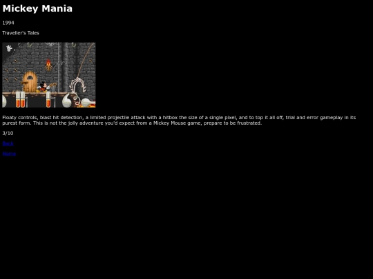 reviews/segamegadrive/mickeymania/review screenshot