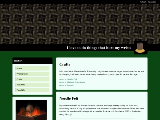 crafts screenshot