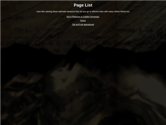 pagelist screenshot