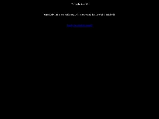 tutorial/campaignend screenshot