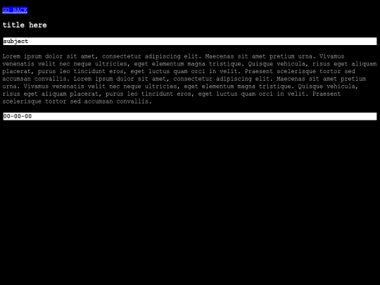 testpages/blogtemplate screenshot