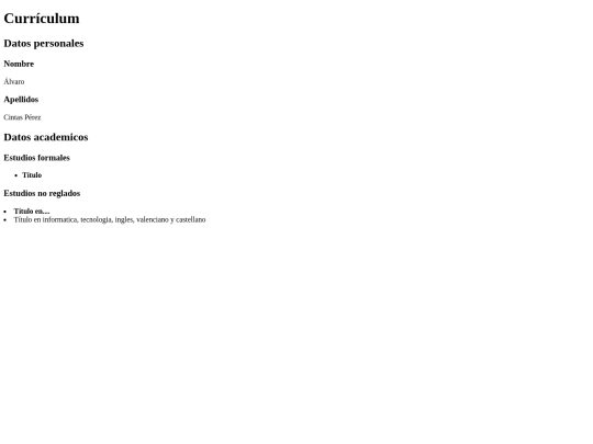 curriculum screenshot