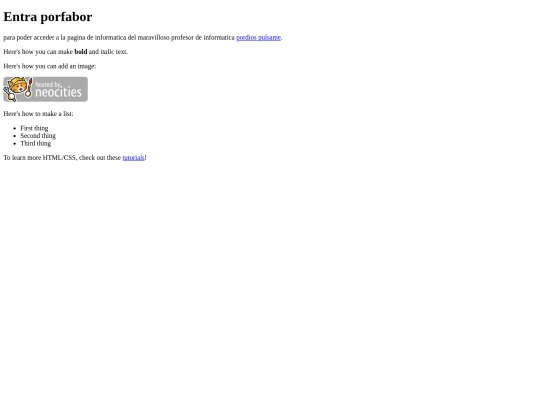 index screenshot