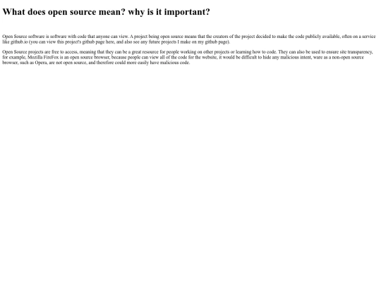 What Does Open Source Mean?/WhatDoesOpenSourceMean screenshot