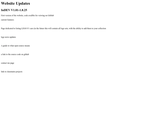 website Updates/websiteUpdates screenshot