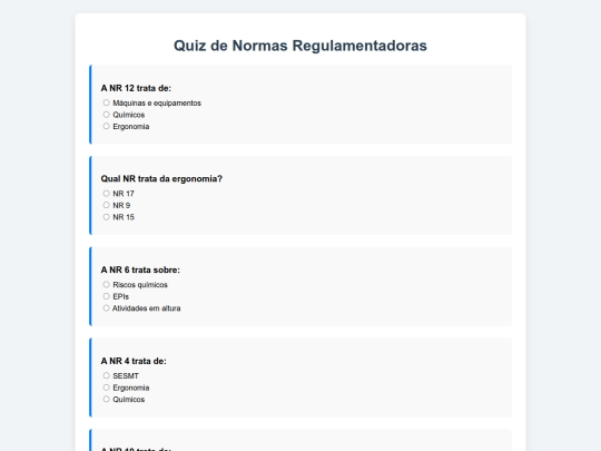 quiz screenshot