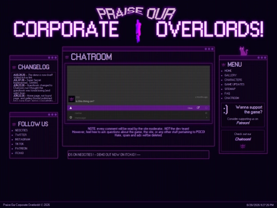 chatroom screenshot