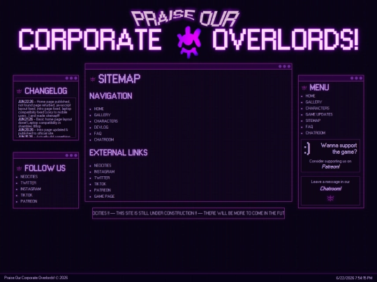 sitemap screenshot