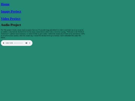 audio screenshot