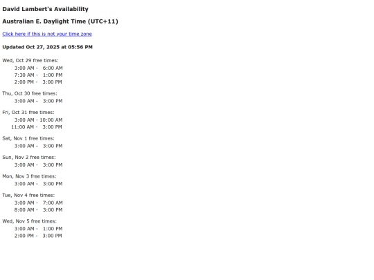 UTC11 screenshot