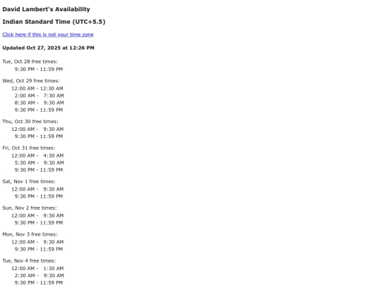 UTC5.5 screenshot