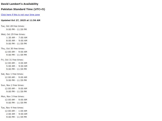 UTC5 screenshot