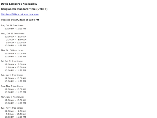 UTC6 screenshot