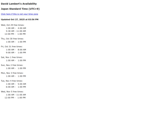 UTC9 screenshot