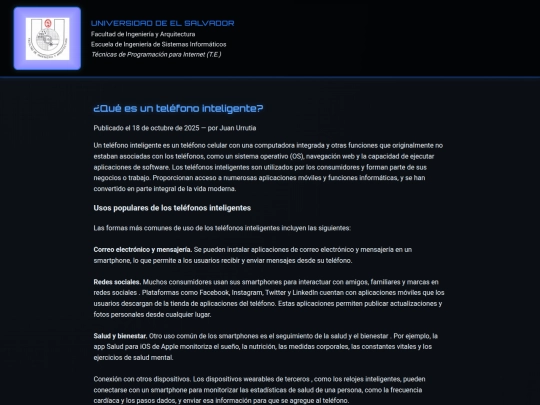 index screenshot