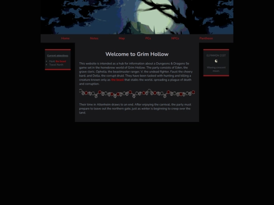index screenshot