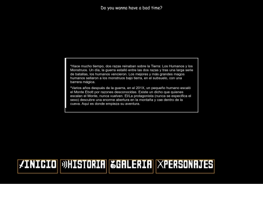html/historia screenshot