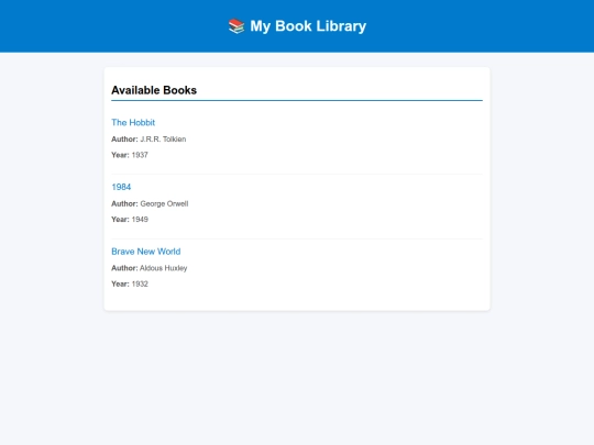 books screenshot