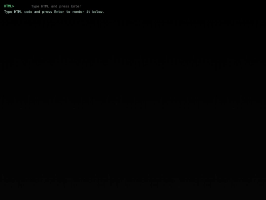 terminalhtml screenshot