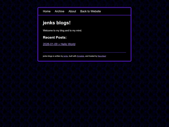blog screenshot