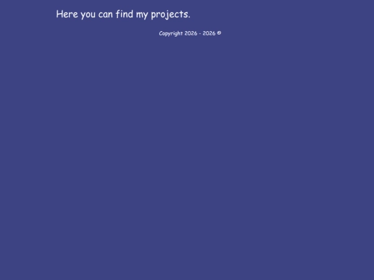 projects screenshot